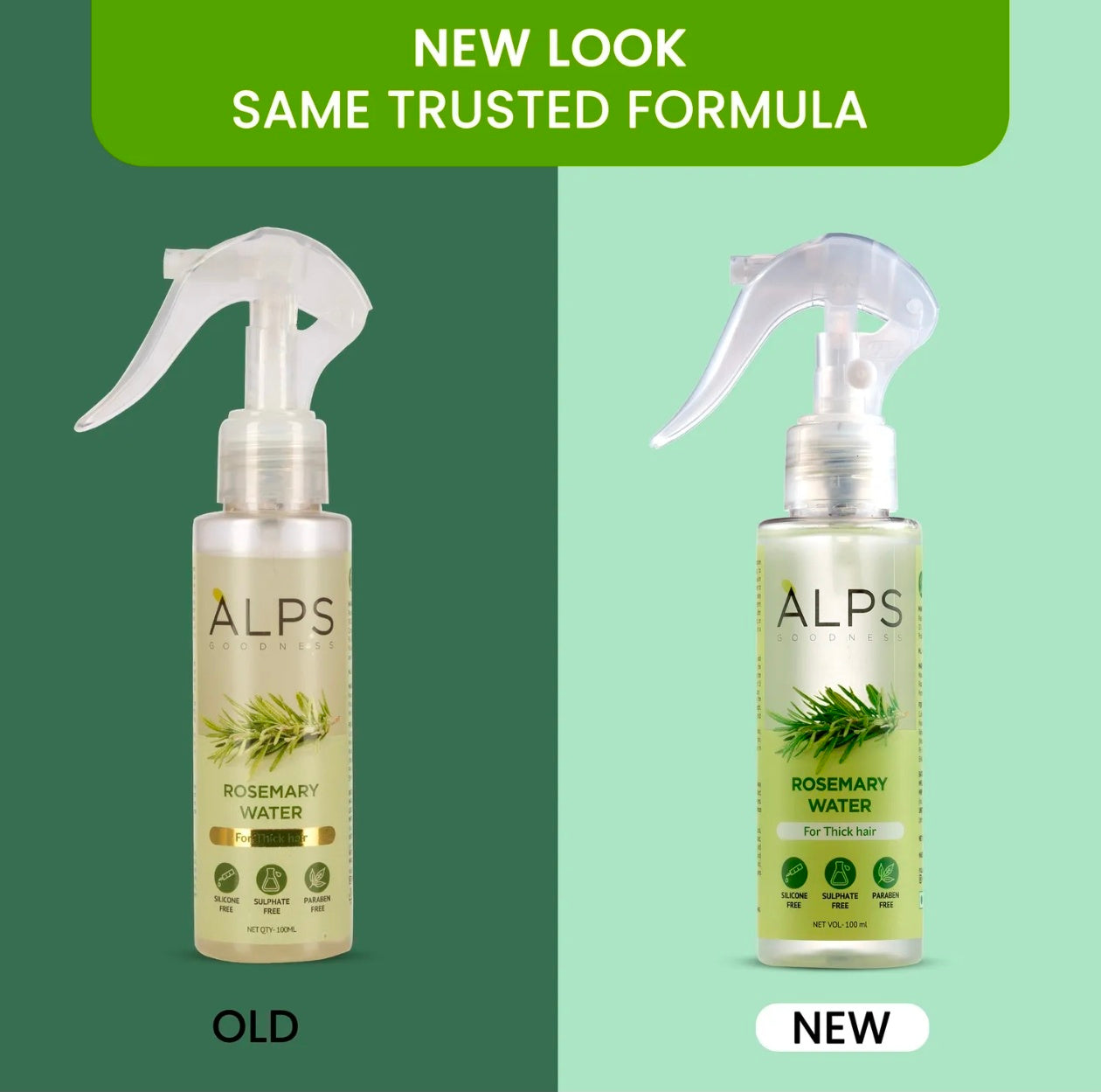 Alps Goodness Rosemary Water, Hair Spray For Regrowth & Strength